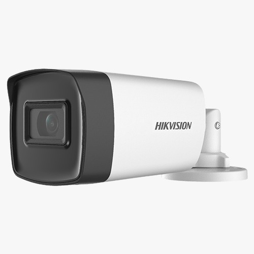 Sistem supraveghere video ultra profesional Hikvision 6 camere exterior 5MP Turbo HD cu IR 80M, DVR 8 canale, full accesorii