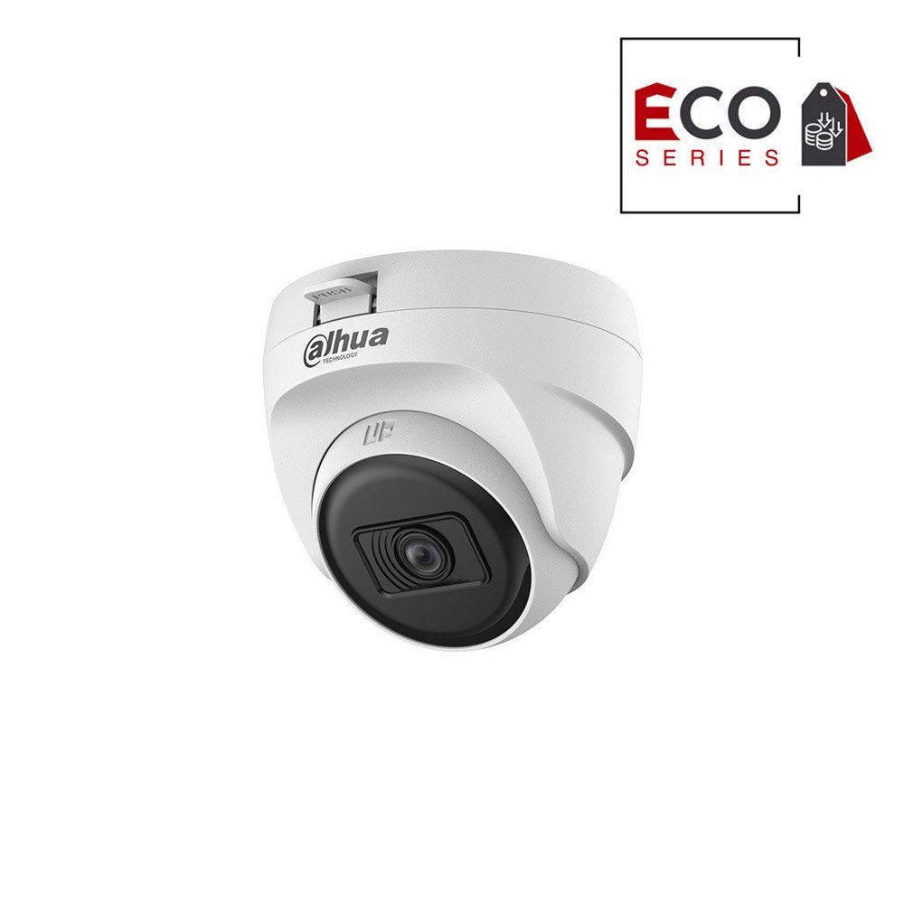 Camera supraveghere Dome Dahua Eco Series HAC-T1A21-U-0280B, 2 MP, 2.8 mm, IR 25 m, instalare rapida Camera supraveghere Dome Dahua Eco Series HAC-T1A21-U-0280B, 2 MP, 2.8 mm, IR 25 m, instalare rapida