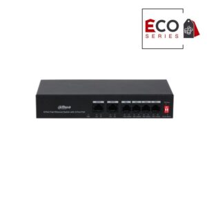 Switch 4 porturi Dahua Eco Series PFS3006-4ET-36, 10/100 Mbps, 1.2 Gbps, 0.89 Mpps, PoE Switch 4 porturi Dahua Eco Series PFS3006-4ET-36, 10/100 Mbps, 1.2 Gbps, 0.89 Mpps, PoE