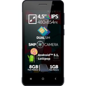 Telefon mobil Allview A6 Duo, 8GB, Dual SIM, Negru Telefon mobil Allview A6 Duo, 8GB, Dual SIM, Negru