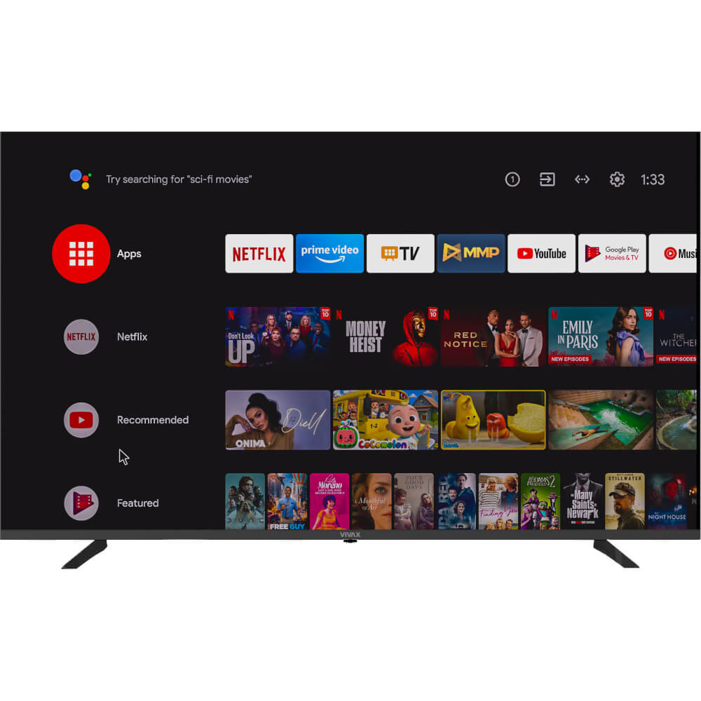 Televizor Smart LED, Vivax 50UHD10K, 126cm, Ultra HD 4K, Clasa G Televizor Smart LED, Vivax 50UHD10K, 126cm, Ultra HD 4K, Clasa G