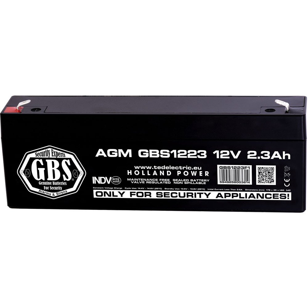 Acumulator pentru sisteme de alarma AGM TED A0114134, 12 V, 2.3 Ah, F1 Acumulator pentru sisteme de alarma AGM TED A0114134, 12 V, 2.3 Ah, F1