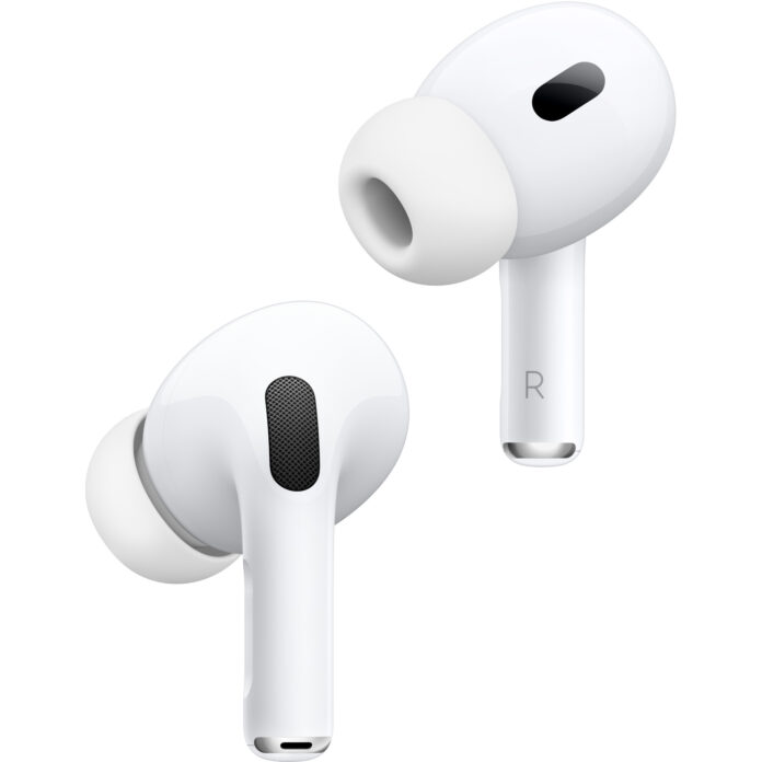 Casti True Wireless Apple AirPods Pro2 (2023), Carcasa MagSafe, USB-C, Active Noise Cancellation, Bluetooth, Alb Casti True Wireless Apple AirPods Pro2 (2023), Carcasa MagSafe, USB-C, Active Noise Cancellation, Bluetooth, Alb