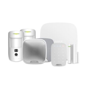 Sistem de alarma wireless Ajax Cam Security, 12 m, 88 grade, 640x480p, iluminator IR, pet immunity, 868 MHz, 105 / 113 dB, 15 taste, silent alarm Sistem de alarma wireless Ajax Cam Security, 12 m, 88 grade, 640x480p, iluminator IR, pet immunity, 868 MHz, 105 / 113 dB, 15 taste, silent alarm