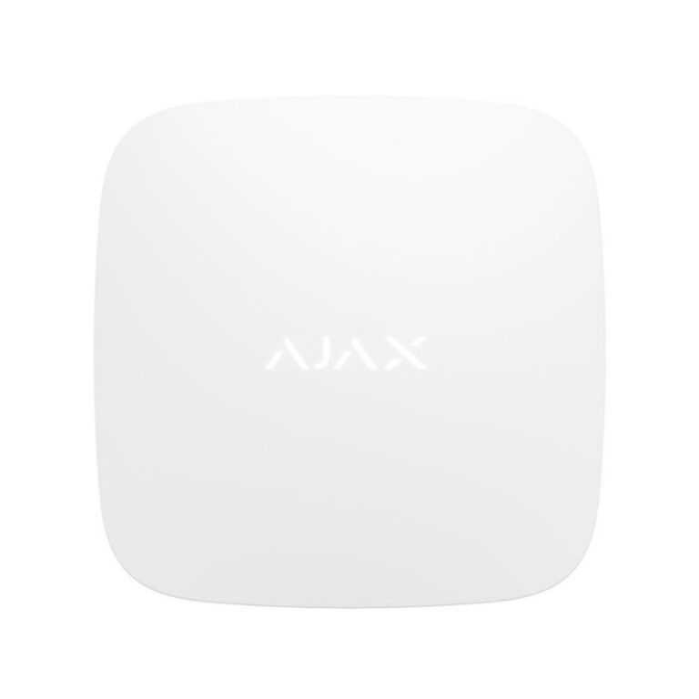 Detector de inundatie AJAX LEAKSPROTECT WH, raza comunicare 1300m, alimentare pe baterii 2x AAA, IP65