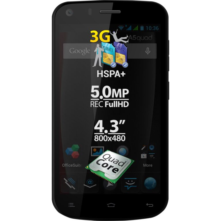Telefon mobil Allview A5 Quad, 4GB,  Dual SIM, Alb