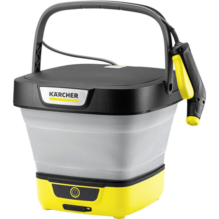 Aparat de spalat sub presiune joasa Karcher OC Foldable, Acumulator, 2 l/min, Rezervor apa 8 l, Galben/Negru
