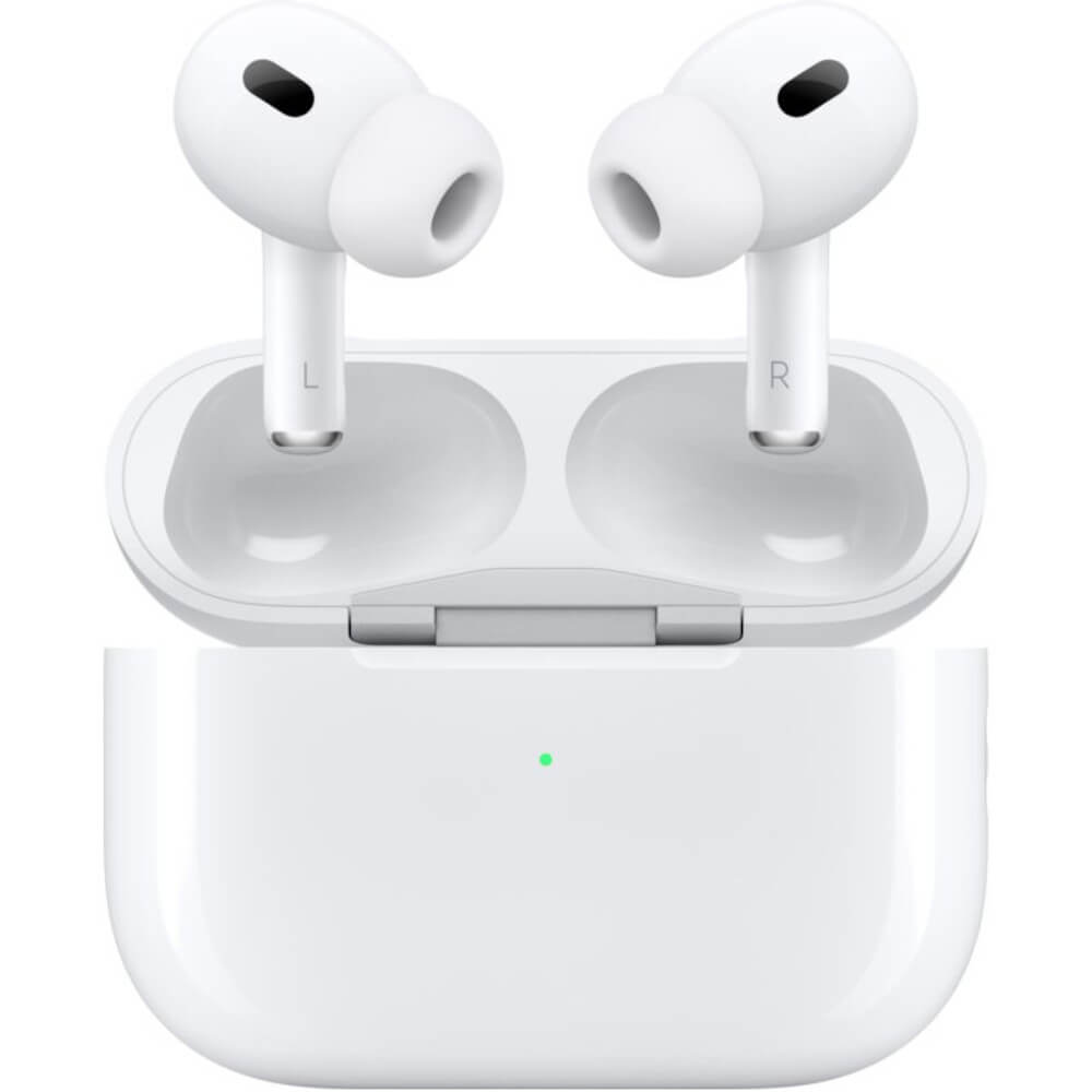 Casti True Wireless Apple AirPods Pro2 (2022), Carcasa MagSafe, Active Noise Cancellation, Bluetooth, Alb Casti True Wireless Apple AirPods Pro2 (2022), Carcasa MagSafe, Active Noise Cancellation, Bluetooth, Alb