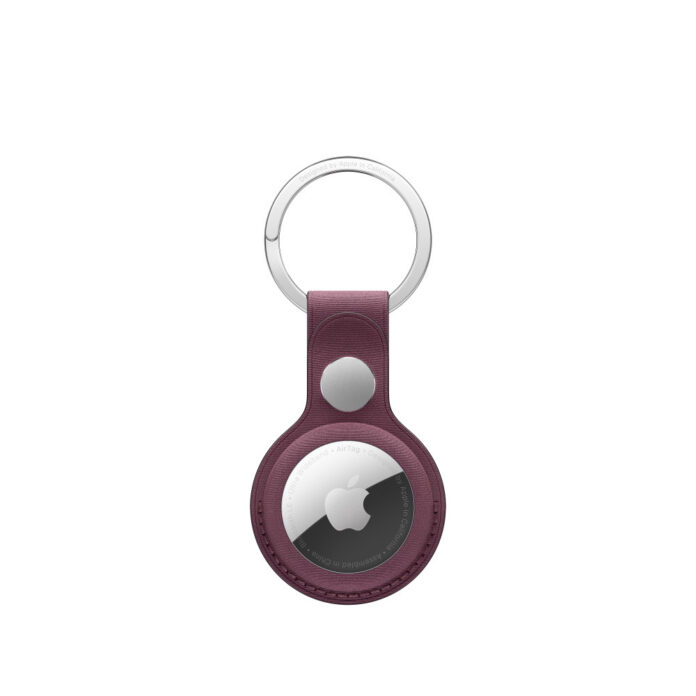 Apple AirTag FineWoven Key Ring, Mulberry