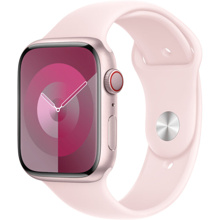 Apple Watch S9, Cellular, 45mm, Midnight Aluminium Case, Midnight Sport Band, S/M