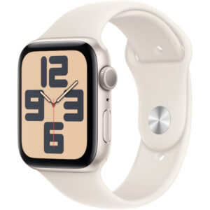 Apple Watch SE2 2024, GPS, 44mm, Starlight Aluminium Case, Starlight Sport Band, Marime M/L Apple Watch SE2 2024, GPS, 44mm, Starlight Aluminium Case, Starlight Sport Band, Marime M/L