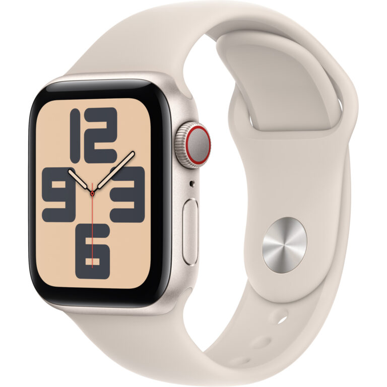 Apple Watch SE2 2023, GPS, Cellular, 40 mm, Midnight Aluminium Case, Midnight Sport Band, S/M