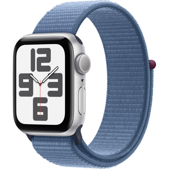 Apple Watch SE2 2023, GPS, 40 mm, Silver Aluminium Case, Winter Blue Sport Loop Apple Watch SE2 2023, GPS, 40 mm, Silver Aluminium Case, Winter Blue Sport Loop