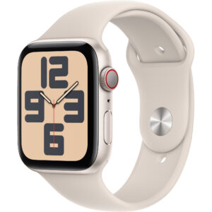 Apple Watch SE2 2023, GPS, Cellular, 44 mm, Starlight Aluminium Case, Starlight Sport Band, S/M Apple Watch SE2 2023, GPS, Cellular, 44 mm, Starlight Aluminium Case, Starlight Sport Band, S/M