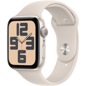 Apple Watch SE2 2023, GPS, 44 mm, Starlight Aluminium Case, Starlight Sport Band, M/L Apple Watch SE2 2023, GPS, 44 mm, Starlight Aluminium Case, Starlight Sport Band, M/L