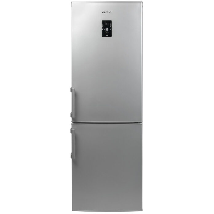 Combina frigorifica Arctic ANK326NFS+, 287 l, Clasa A+, Argintiu