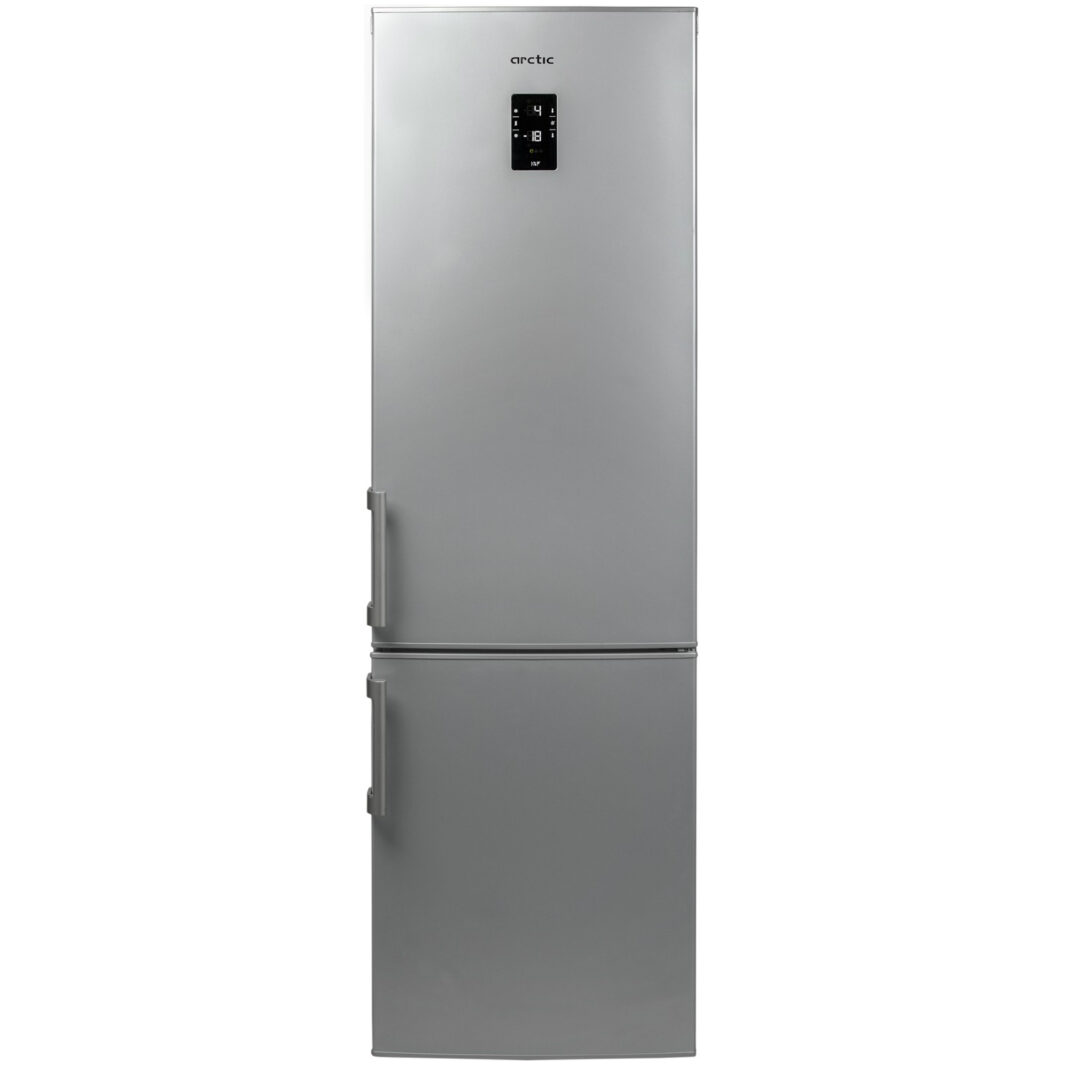 Combina frigorifica Arctic ANK366NFS+, 321 l, Clasa A+, Argintiu