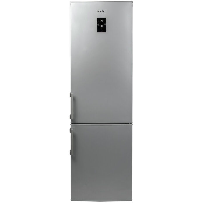 Combina frigorifica Arctic ANK366NFS+, 321 l, Clasa A+, Argintiu