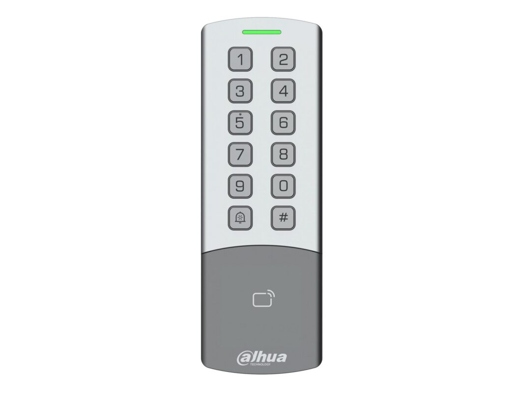 Control acces standalone Dahua ASI1201M-MEW, RS-485, Wiegand, RFID, TCP/ IP, Wi-Fi, 10.000 utilizatori, 12V DC, IP65, IK08