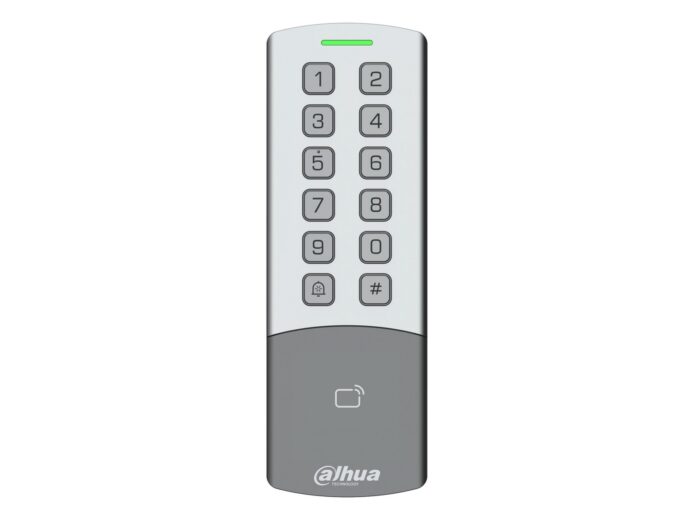 Control acces standalone Dahua ASI1201M-MEW, RS-485, Wiegand, RFID, TCP/ IP, Wi-Fi, 10.000 utilizatori, 12V DC, IP65, IK08
