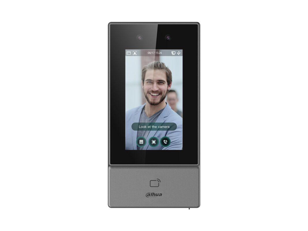 Control acces cu recunoastere faciala Dahua ASI6213S-PW, ecran 4.3 inch, 2MP, Wi-Fi, Mifare 13.56Mhz, RS 485, Wiegand, PoE, IP65, gestionare pontaj, apeluri video Control acces cu recunoastere faciala Dahua ASI6213S-PW, ecran 4.3 inch, 2MP, Wi-Fi, Mifare 13.56Mhz, RS 485, Wiegand, PoE, IP65, gestionare pontaj, apeluri video