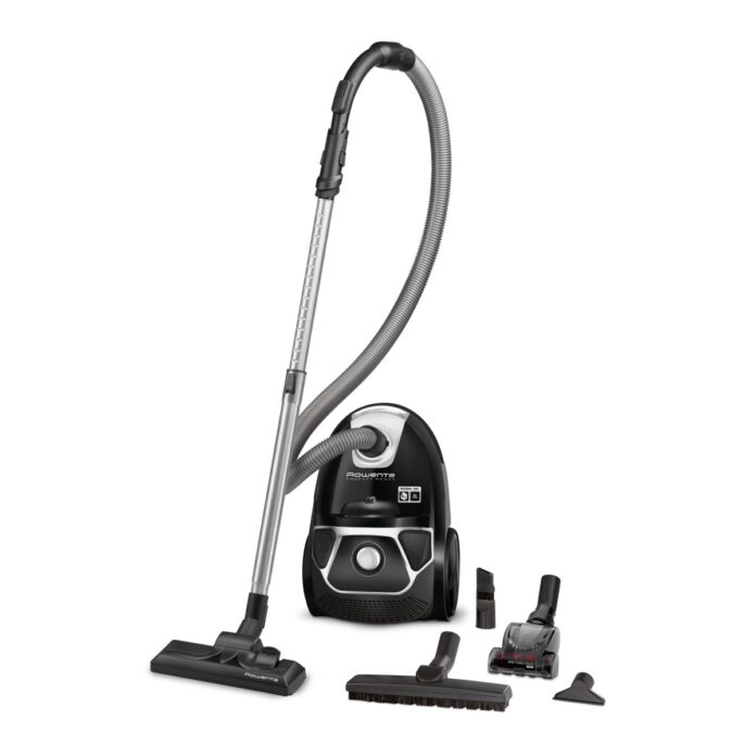 Aspirator cu sac Rowenta Compact Power Animal Care RO3985EA  900W  tub telescopic  Sac Hygiene+  negru