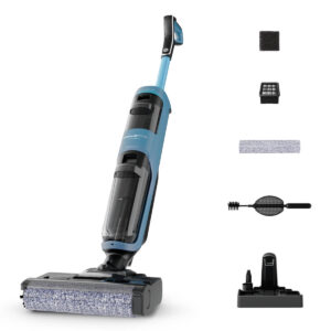 Aspirator cu spalare Rowenta X-Clean 2 GZ2271E0 120W 440 RPM pana la 35 min autonomie ecran LED 2 role panou de control albastru & negru Aspirator cu spalare Rowenta X-Clean 2 GZ2271E0 120W 440 RPM pana la 35 min autonomie ecran LED 2 role panou de control albastru & negru