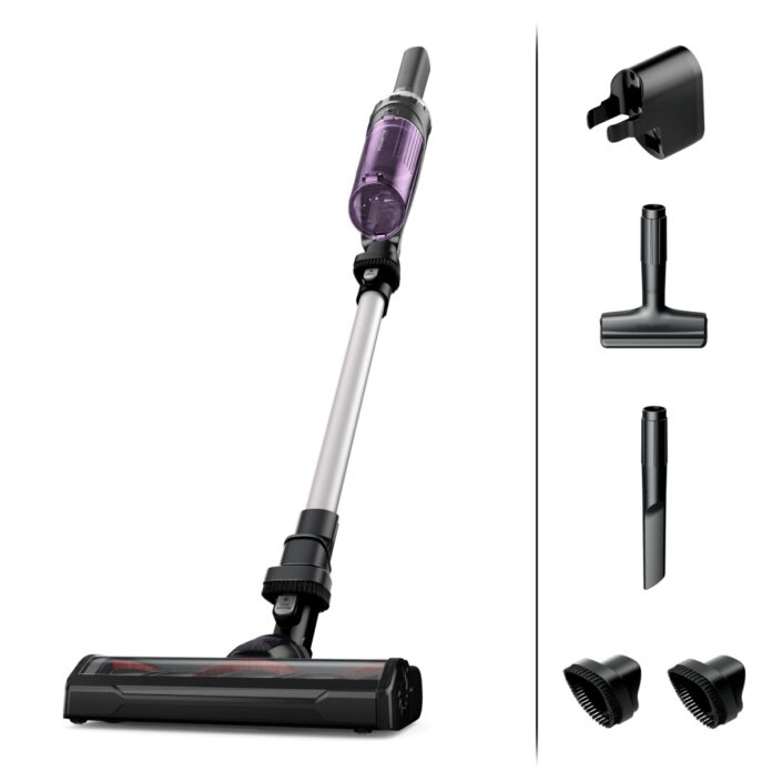 Aspirator vertical Rowenta X-Nano RH1129WO  0.5l  16.8V  Autonomie maxima 40 min  Negru-Mov