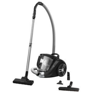 Aspirator fara sac Rowenta Compact Power XXL RO4855EA, 550 W, 2.5L, Tehnologie mono-ciclonica, Cablu 6.2m, Tub telescopic metalic, Nivel zgomot 75 dB, Negru/Gri Aspirator fara sac Rowenta Compact Power XXL RO4855EA, 550 W, 2.5L, Tehnologie mono-ciclonica, Cablu 6.2m, Tub telescopic metalic, Nivel zgomot 75 dB, Negru/Gri
