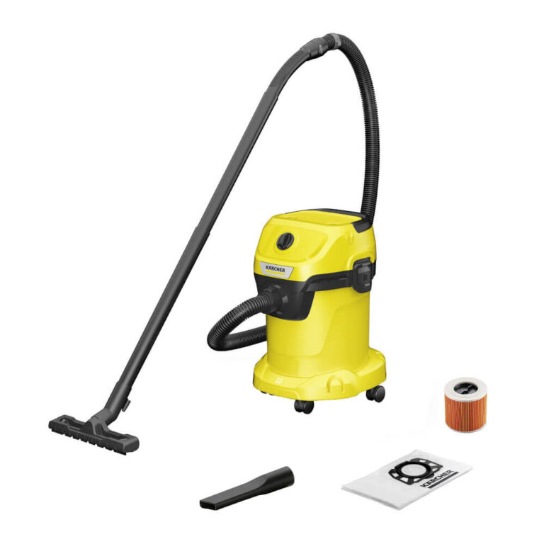 Aspirator umed/uscat Karcher WD 3 V-17/4/20 1.628-127.0, 1000 W, 17 l, Functie de suflare, Galben