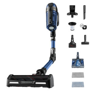 Aspirator vertical Rowenta X-Force Flex 12.60 Aqua RH98C0WO, 320 W, 0.9 l, Autonomie 45 minute, Albastru/Negru Aspirator vertical Rowenta X-Force Flex 12.60 Aqua RH98C0WO, 320 W, 0.9 l, Autonomie 45 minute, Albastru/Negru