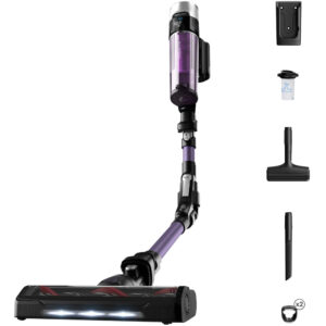 Aspirator vertical Rowenta X-Force Flex 9.60 Allergy RH2039WO, 200W, putere de aspirare 100 air watts, recipient praf 0.4 l, autonomie pana la 45 minute, perie cu iluminare LED, tub flexibil, panou SmartControl, Violet Aspirator vertical Rowenta X-Force Flex 9.60 Allergy RH2039WO, 200W, putere de aspirare 100 air watts, recipient praf 0.4 l, autonomie pana la 45 minute, perie cu iluminare LED, tub flexibil, panou SmartControl, Violet