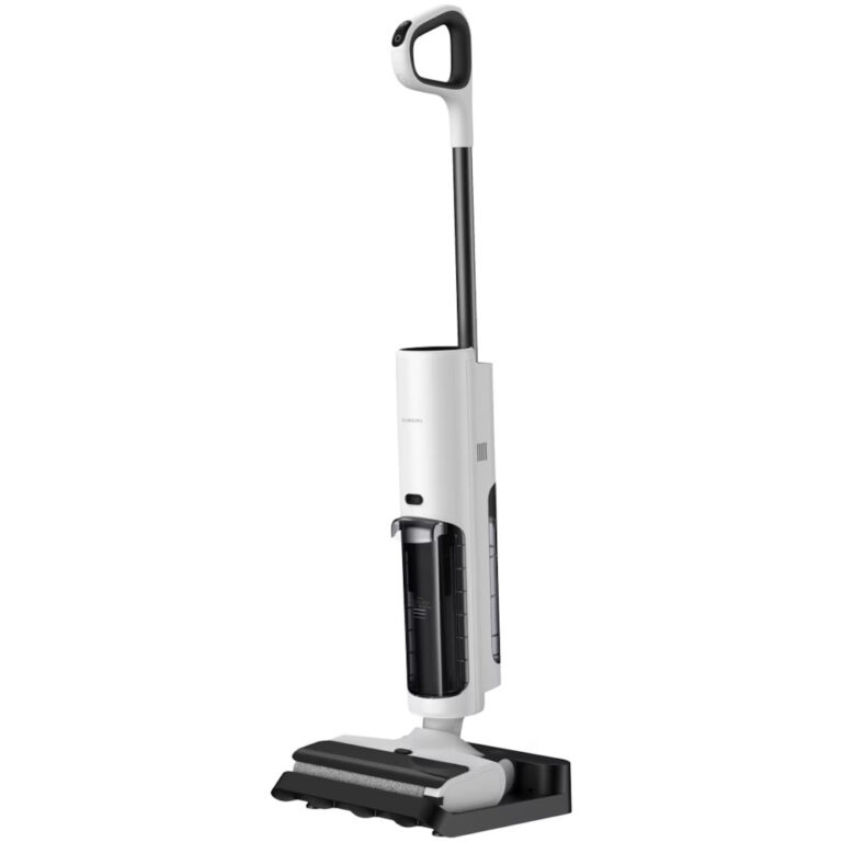 Aspirator vertical Xiaomi Truclean W20, Aspirare uscata si umeda, Rezervor apa murdara 550 ml, Rezervor apa curata 780 ml,  Alb/Negru