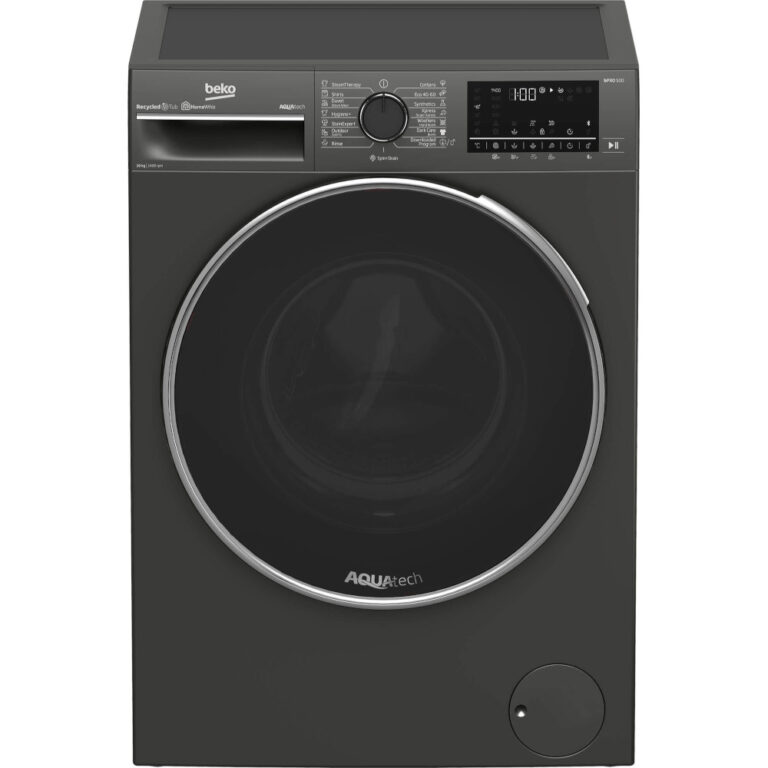 Masina de spalat rufe Beko B3WFU510418M, 1400 RPM, 10 kg, Recycled Tub, Homewiz Remote Control, Motor ProSmart Inverter, AddXtra, Hygiene+, SteamCure, Clasa A