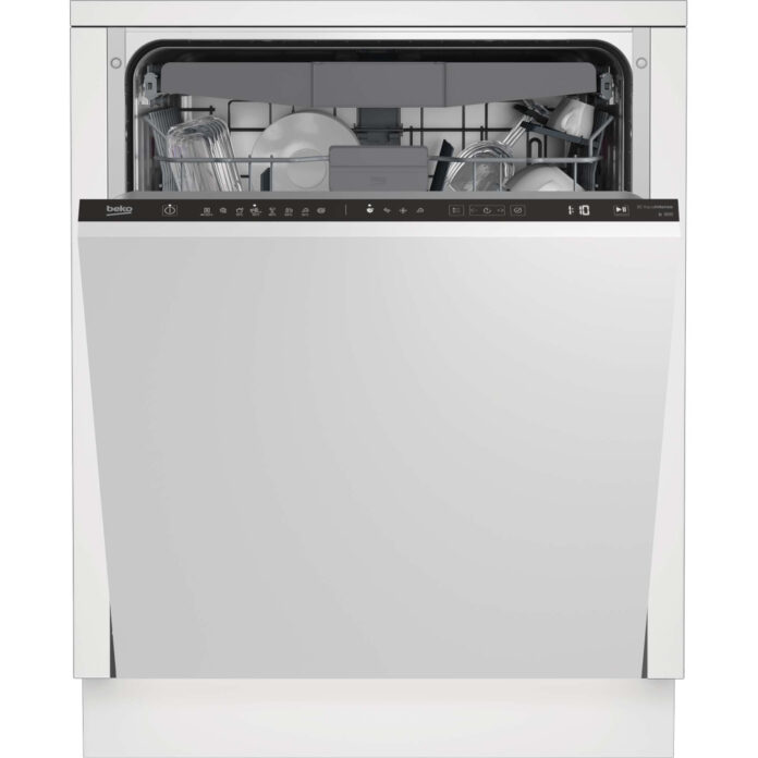 Masina de spalat vase incorporabila Beko BDIN38521Q, 15 seturi, 8 programe, Motor ProSmart Inverter, Fast+, AutoGlassShield, Clasa E