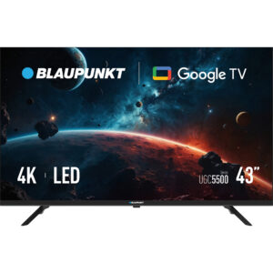 Televizor Blaupunkt 43UGC5500S, 109 cm, Smart, 4K, Google TV, Bluetooth, Wi-Fi, Clasa G Televizor Blaupunkt 43UGC5500S, 109 cm, Smart, 4K, Google TV, Bluetooth, Wi-Fi, Clasa G