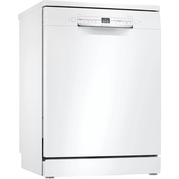 Masina de spalat vase Bosch SMS2ITW33E, 12 seturi, 5 programe, AquaStop, ExtraDry, Functie silence, Tab-count, Home Connect, EcoSilence Drive, Clasa E