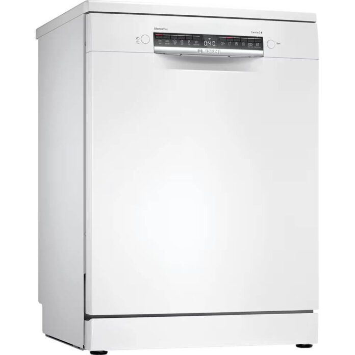 Masina de spalat vase Bosch SMS4EMW02E, 14 seturi, 6 programe, 60 cm, Clasa C, Alb