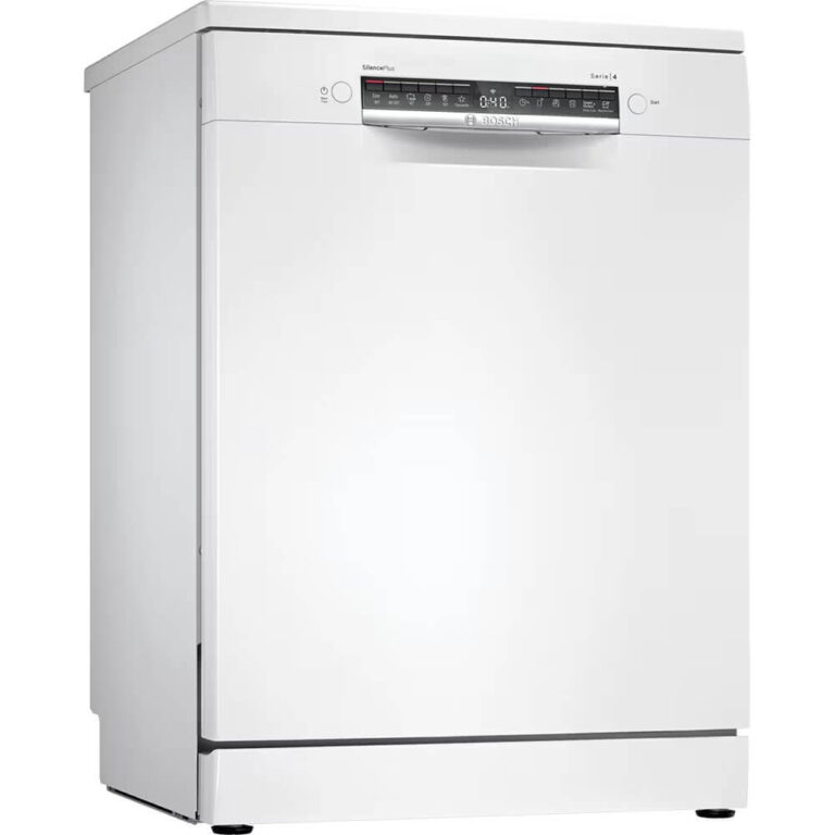 Masina de spalat vase Bosch SMS4EMW02E, 14 seturi, 6 programe, 60 cm, Clasa C, Alb
