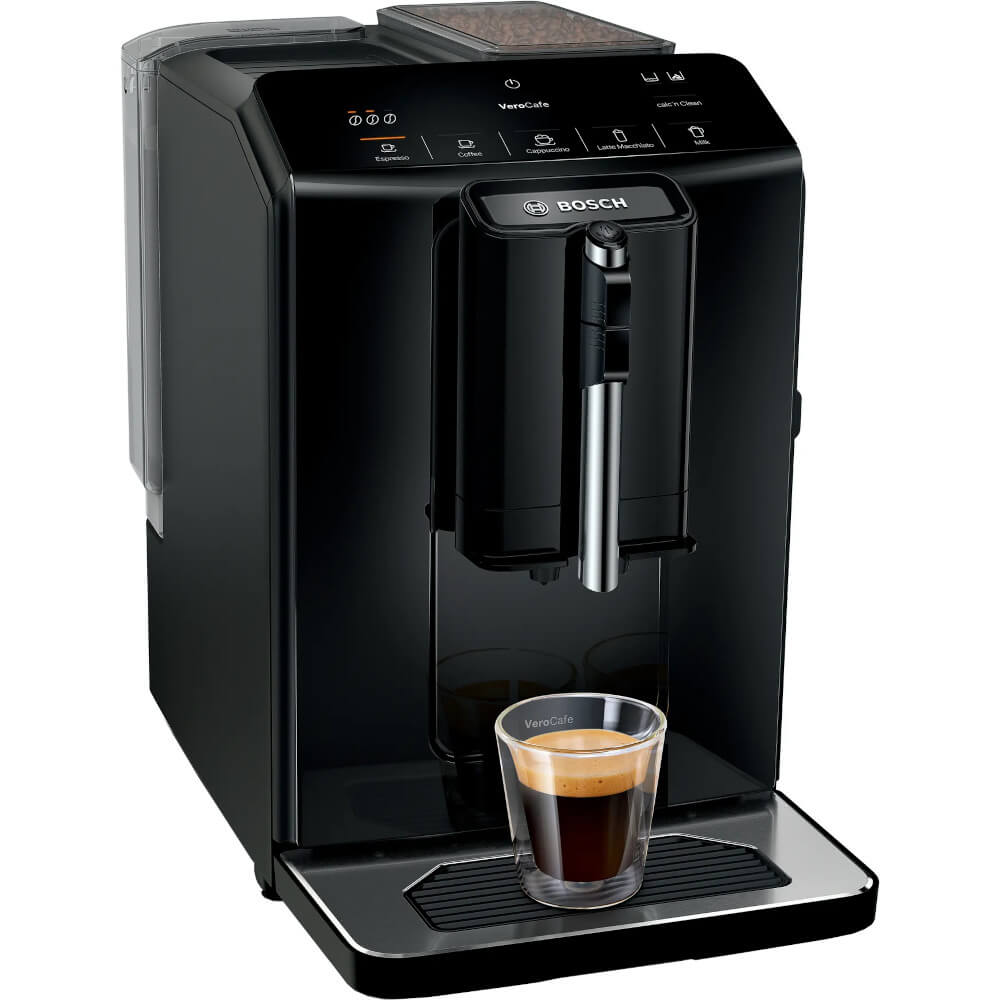 Espressor automat Bosch VeroCafe TIE20129, 1300 W, 1.4 L, 15 bar, Negru Espressor automat Bosch VeroCafe TIE20129, 1300 W, 1.4 L, 15 bar, Negru