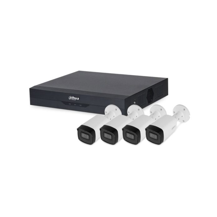 Sistem supraveghere exterior basic Dahua DH-4EXT80M-2MP-A, 4 camere, 2 MP, IR 80 m, 3.6 mm, microfon Sistem supraveghere exterior basic Dahua DH-4EXT80M-2MP-A, 4 camere, 2 MP, IR 80 m, 3.6 mm, microfon