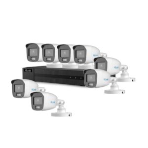 Sistem supraveghere exterior basic HikVision HiLook KIT-HLK-8EXT20FC-5MP-A, 8 camere, 5 MP, 2.8 mm, lumina alba 20 m, microfon Sistem supraveghere exterior basic HikVision HiLook KIT-HLK-8EXT20FC-5MP-A, 8 camere, 5 MP, 2.8 mm, lumina alba 20 m, microfon