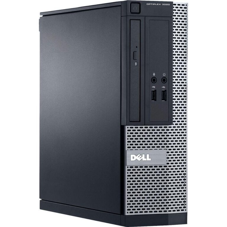 Sistem Desktop PC Dell OptiPlex 3020 SFF, Intel Core i5, Memorie 4GB, HDD 500GB, Intel HD Graphics, Windows 8.1
