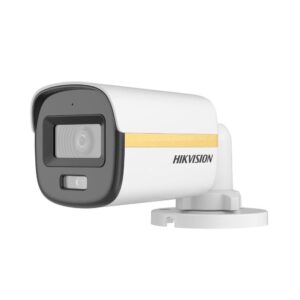 Camera de supraveghere exterior Hikvision ColorVU DS-2CE10DF3T-LSE, 2 MP, 2.8 mm, IR/Lumina alba 30/20 m, PoC, microfon Camera de supraveghere exterior Hikvision ColorVU DS-2CE10DF3T-LSE, 2 MP, 2.8 mm, IR/Lumina alba 30/20 m, PoC, microfon