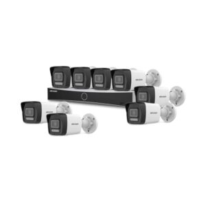 Sistem supraveghere IP exterior basic HikVision KIT-HIK-B8EXT4MP-HL30M-POE, 8 camere, 2 MP, 2.8 mm, IR / lumina alba 30 m, PoE Sistem supraveghere IP exterior basic HikVision KIT-HIK-B8EXT4MP-HL30M-POE, 8 camere, 2 MP, 2.8 mm, IR / lumina alba 30 m, PoE