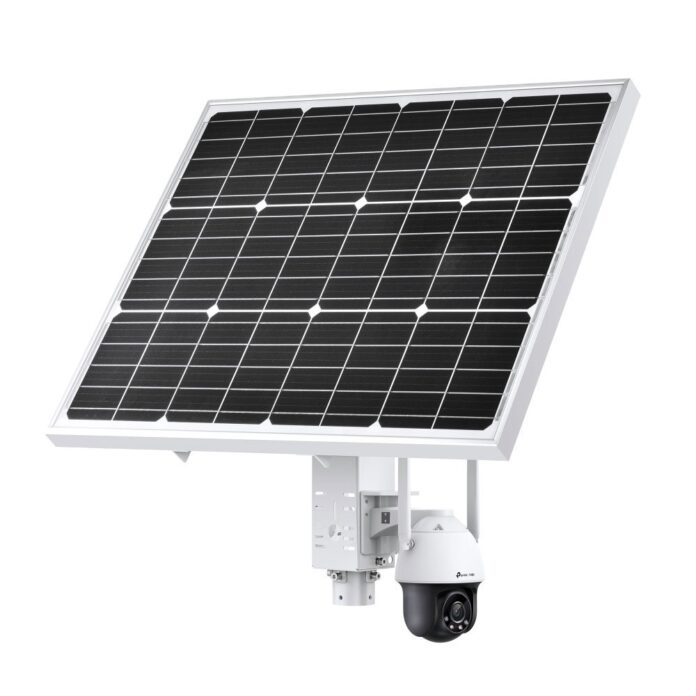 Camera supraveghere cu panou solar IP Speed Dome PT GSM 4G TP-LINK Full Color VIGI C540-4G, acumulator solar 30Ah/10.8V, 4 MP, 4 mm, IR/lumina alba 30 m, detectie si clasificare om/vehicul, slot card, vizualizare telefon, microfon/difuzor, auto tracking Camera supraveghere cu panou solar IP Speed Dome PT GSM 4G TP-LINK Full Color VIGI C540-4G, acumulator solar 30Ah/10.8V, 4 MP, 4 mm, IR/lumina alba 30 m, detectie si clasificare om/vehicul, slot card, vizualizare telefon, microfon/difuzor, auto tracking