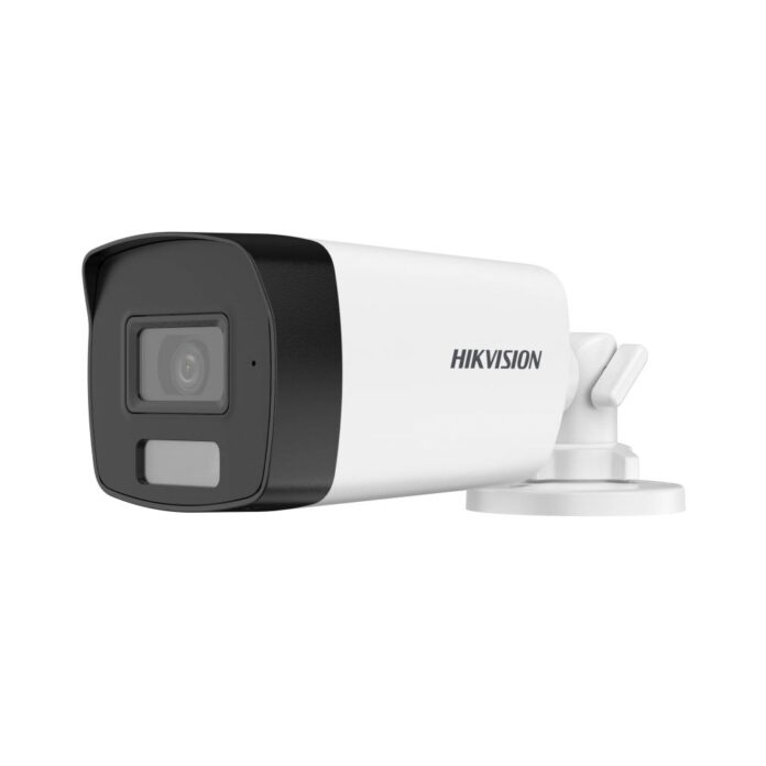 Camera supraveghere exterior Hikvision Smart Hybrid Light DS-2CE17D0T-LFS, 2 MP, IR 40 m, lumina alba 40 m, 2.8 mm, microfon Camera supraveghere exterior Hikvision Smart Hybrid Light DS-2CE17D0T-LFS, 2 MP, IR 40 m, lumina alba 40 m, 2.8 mm, microfon