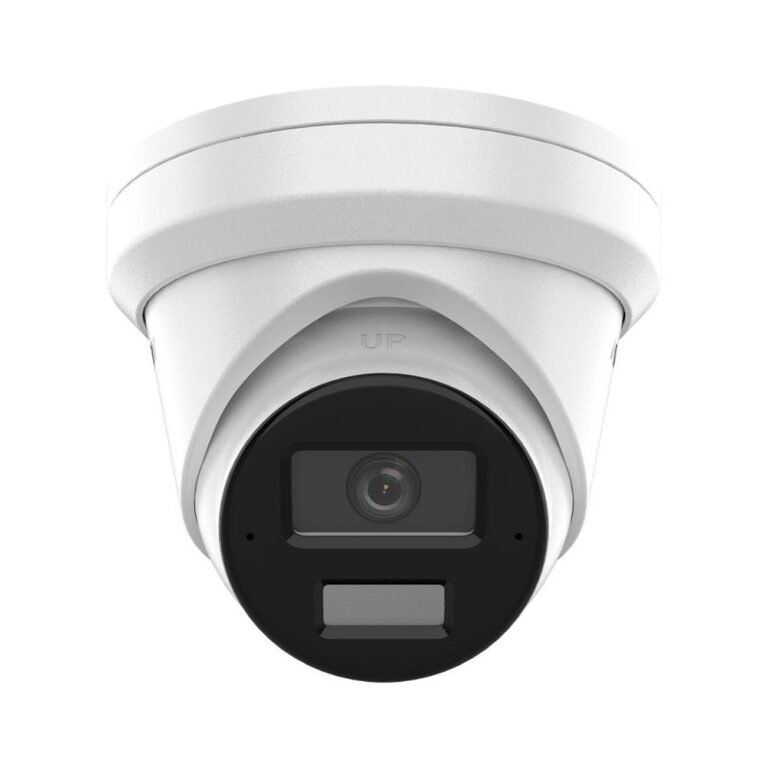 Camera supraveghere IP Dome cu iluminare duala Hikvision AcuSense DS-2CD2343G2-LI2U/SL, 4 MP, 2.8 mm, IR/lumina alba 30 m, microfon dual si difuzor, slot card, sirena, lumina stroboscopica, PoE