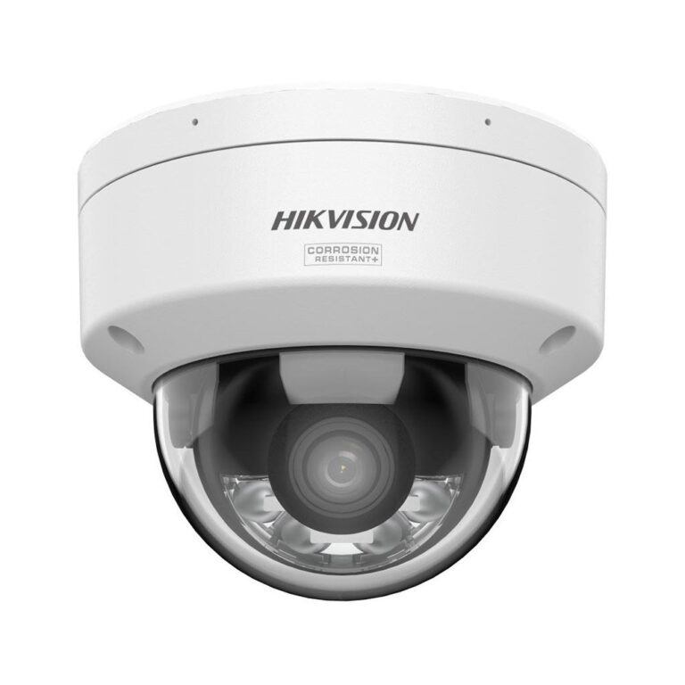 Camera supraveghere IP Dome cu iluminare duala Hikvision ColorVu DS-2CD2187G3-LIY, 8 MP, 2.8 mm IR/lumina alba 30 m, slot card, anti-coroziune, PoE
