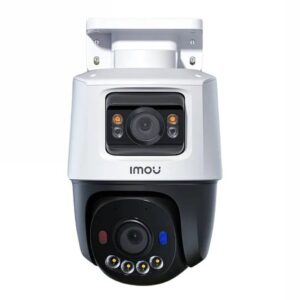 Camera supraveghere IP Dome rotativa exterior cu lentila duala PT Imou Active Deterrence IPC-PS70FP-10M0, 5 + 5 MP, 3.6 mm, IR 30 m, microfon si difuzor, slot card, detectie om / vehicul, smart tracking, sirena, stroboscop, PoE Camera supraveghere IP Dome rotativa exterior cu lentila duala PT Imou Active Deterrence IPC-PS70FP-10M0, 5 + 5 MP, 3.6 mm, IR 30 m, microfon si difuzor, slot card, detectie om / vehicul, smart tracking, sirena, stroboscop, PoE
